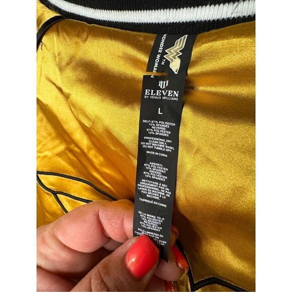 Eleven by venus williams believe in wonder bomber jacket coat Large - Picture 9 of 11